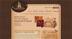 Desktop Screenshot of handicraftvilla.com